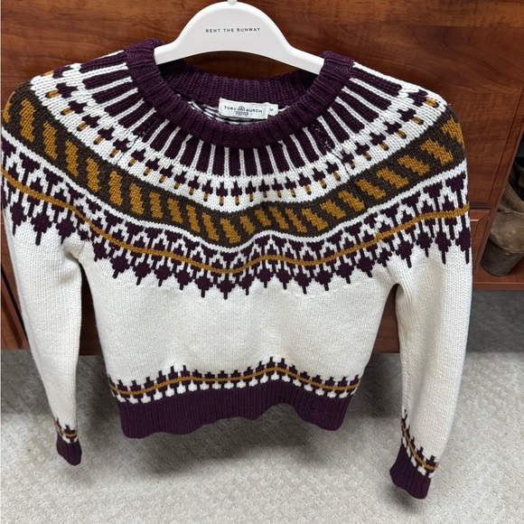 Tory Burch Wool Fair Isle Sweater - Picture 3 of 6
